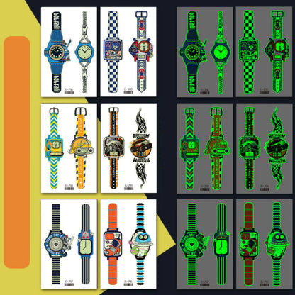 Glow-in-the-Dark Klockstickers