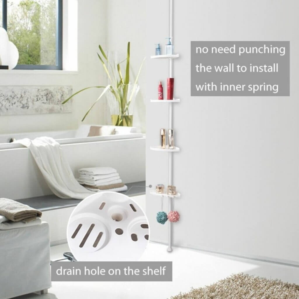 ORGANIVA – Justerbart förvaringshyllsystem för badrummet