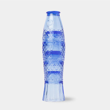 Staplbara Koi Fisk Glas – Set om 4 Färgglada Tumblers