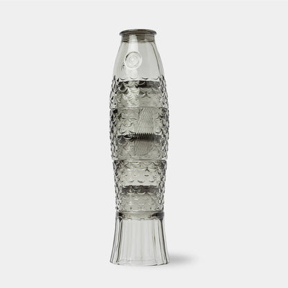 Staplbara Koi Fisk Glas – Set om 4 Färgglada Tumblers