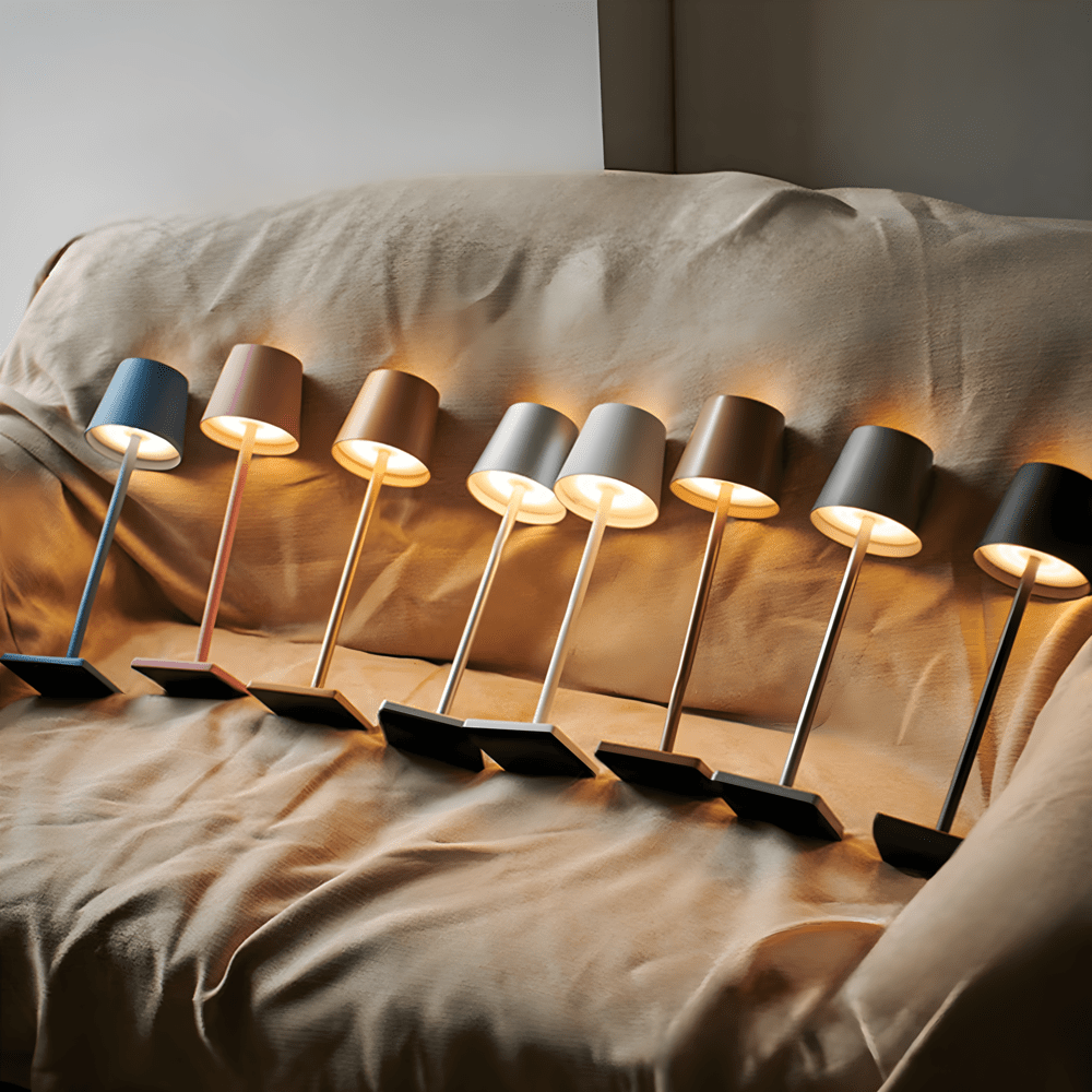 RAYLOOM – Trådlös, laddningsbar LED-bordslampa för flexibelt ljus