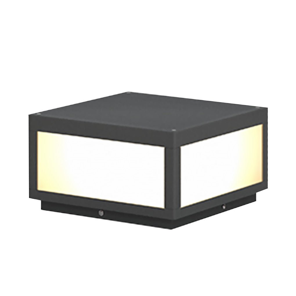 Solar Black Utomhus LED Stolplykta