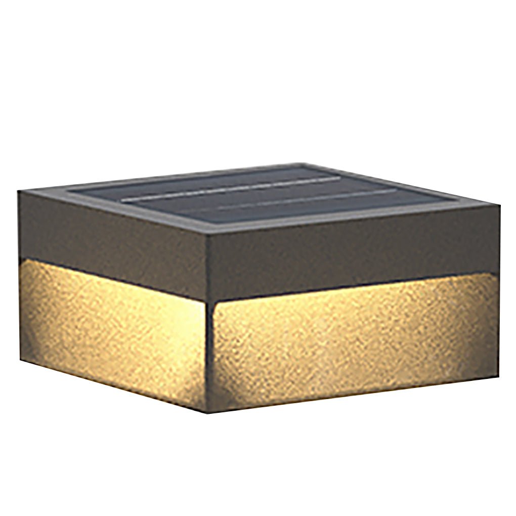 Utomhus Solenergilampor Rostfritt Stål Stolplampa