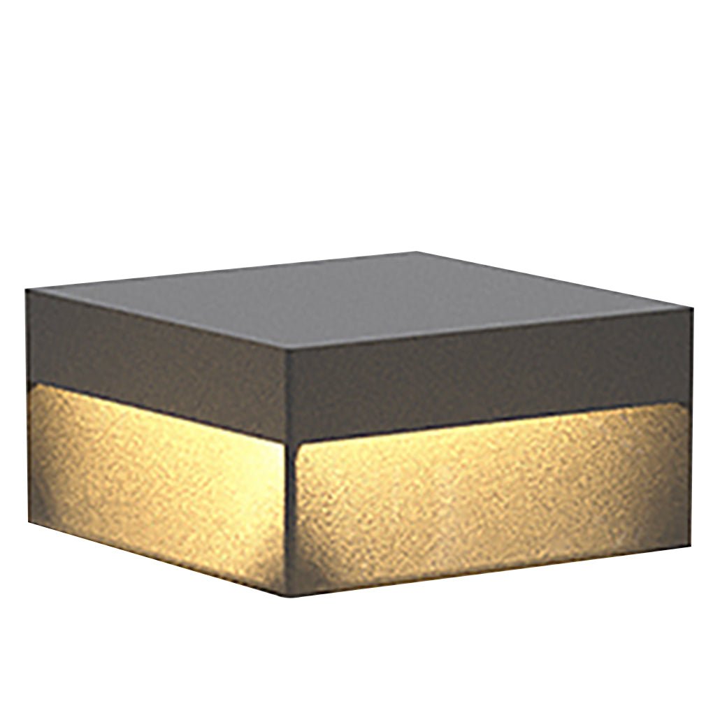 Utomhus Solenergilampor Rostfritt Stål Stolplampa