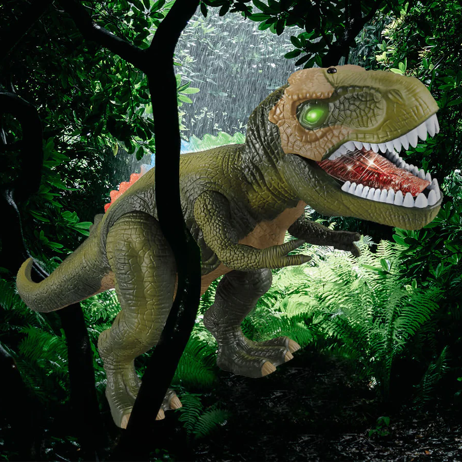 Fjärrkontroll Dinosaurie Leksak Gående Vrålande