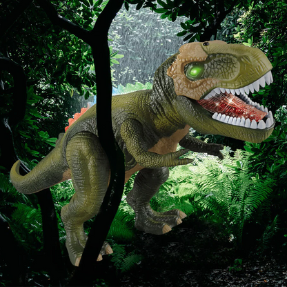 Fjärrkontroll Dinosaurie Leksak Gående Vrålande