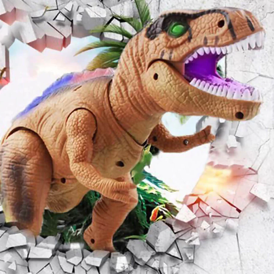 Fjärrkontroll Dinosaurie Leksak Gående Vrålande