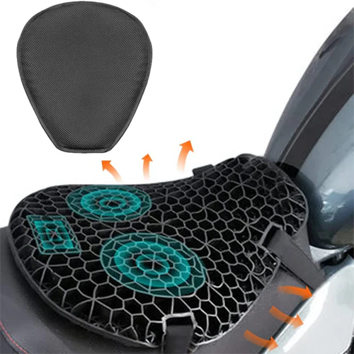 Luxora Motorcykel Gel Sitsdynor för Långdistanskörning