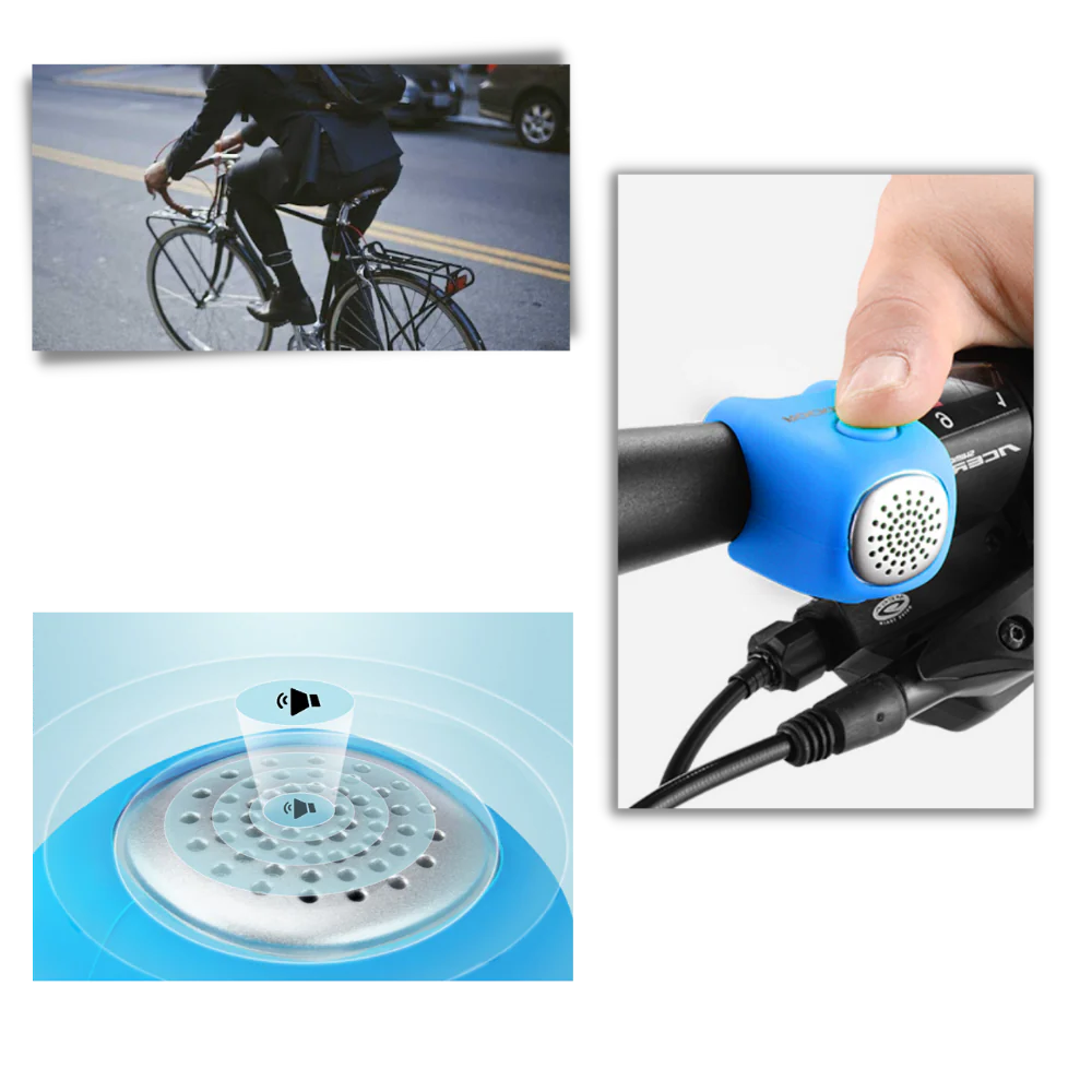 RoyaleGlow Stark Cykelpipa Vattentät 110 dB Ringsignaler