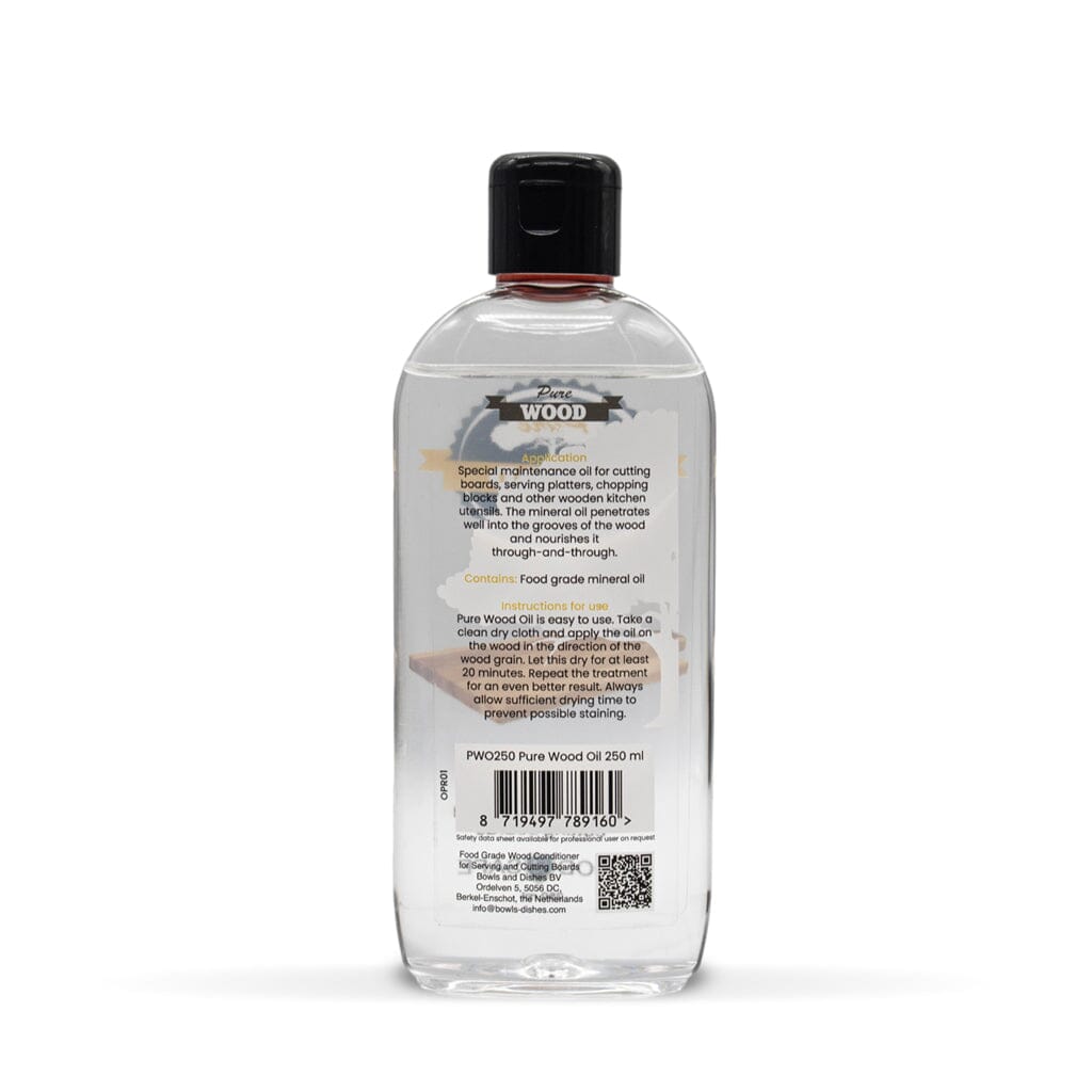 Pure Wood Skärbräde-Oljan – 100 ml | Långvarigt skydd &amp; Naturlig glans för köksredskap i trä