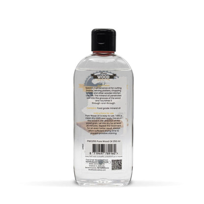Pure Wood Skärbräde-Oljan – 100 ml | Långvarigt skydd &amp; Naturlig glans för köksredskap i trä