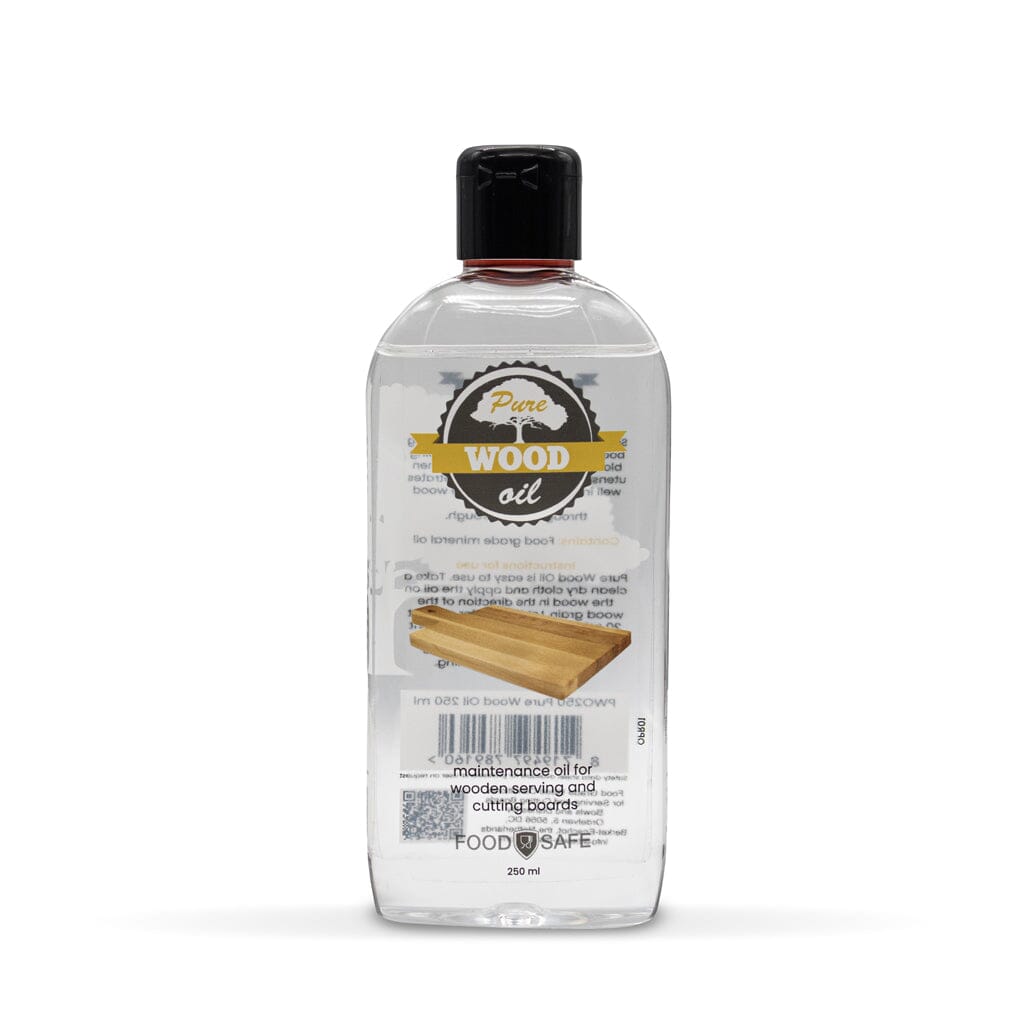 Pure Wood Skärbräde-Oljan – 100 ml | Långvarigt skydd &amp; Naturlig glans för köksredskap i trä