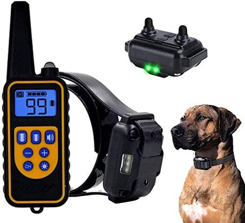 800M Uppladdningsbar Elektrisk Hund Träningshalsband