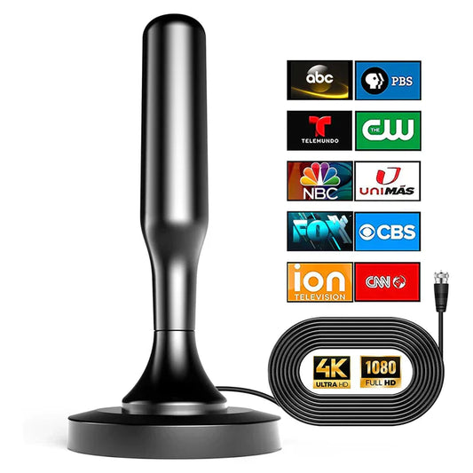 Royaleva HDTV 4K Magnetisk Digital Antenn 300 Miles Räckvidd
