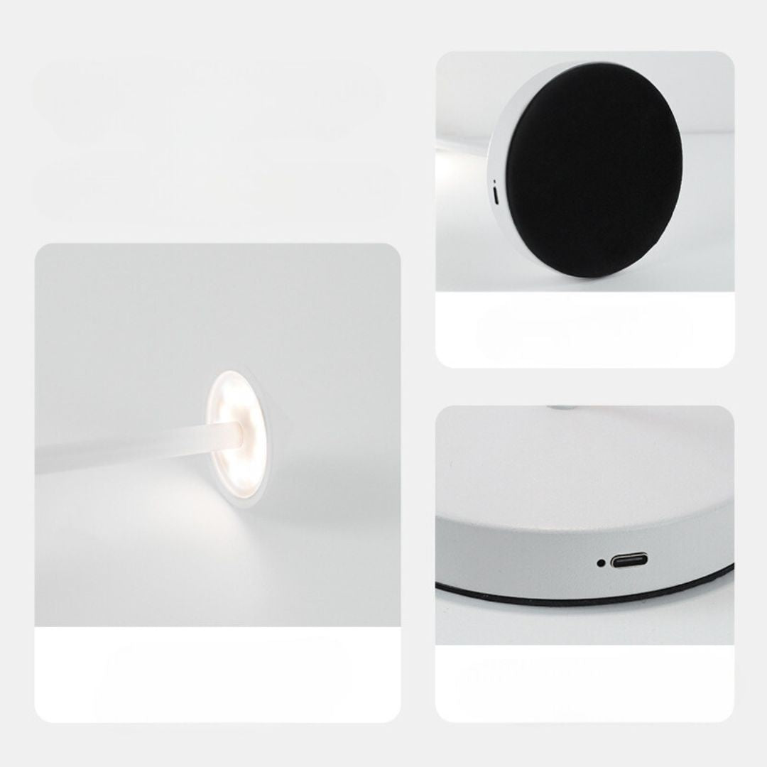 Elegant LED-designlampa utan sladd