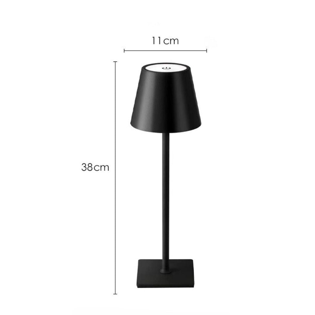 Elegant LED-bordslampa med batteri