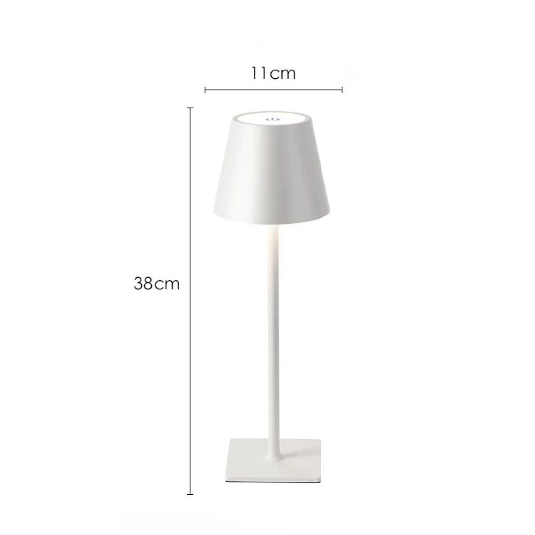 Elegant LED-bordslampa med batteri