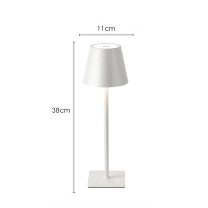 Elegant LED-bordslampa med batteri