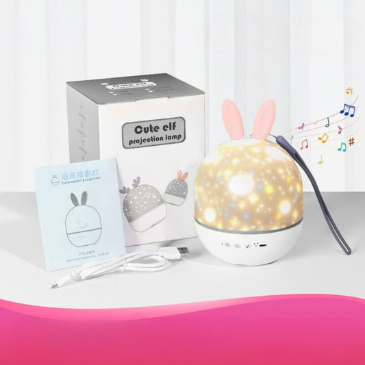 Magisk barnrumslampa med stjärneffekt