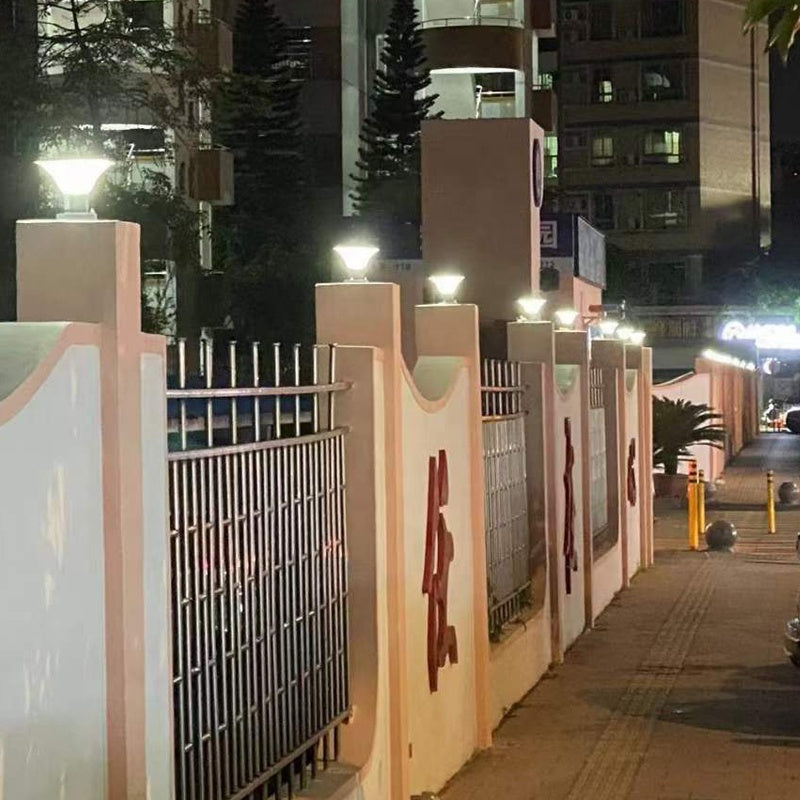 Carvallo Solar-Pollarlampa Utomhus | 3 Ljusfärger | IP65 Vattentät | 4000 mAh Batteri | 17x9,5x11 cm