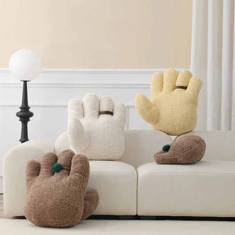 Palmformad Hemkudde - Mjuk Bomullspläd Dekor