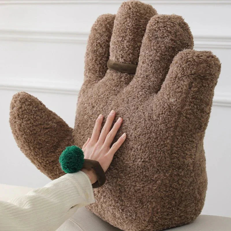 Palmformad Hemkudde - Mjuk Bomullspläd Dekor