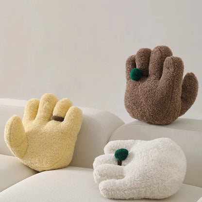 Palmformad Hemkudde - Mjuk Bomullspläd Dekor