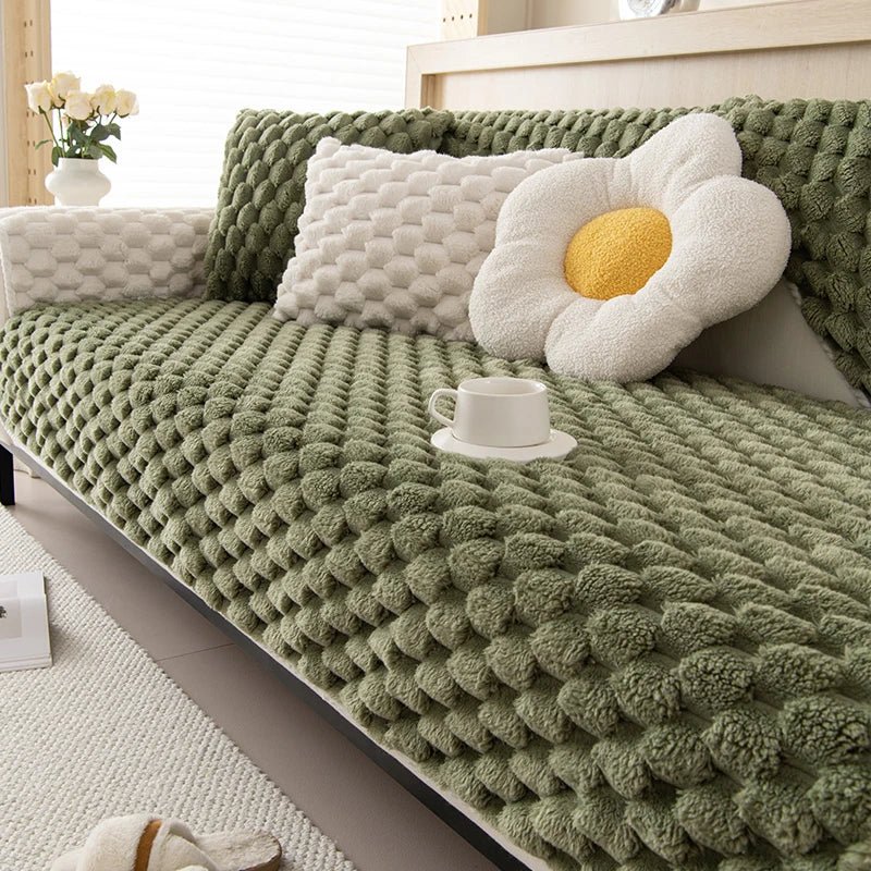 Pastellfärgad Förstärkt Plyschsoffateknik för Bekväm Komfort