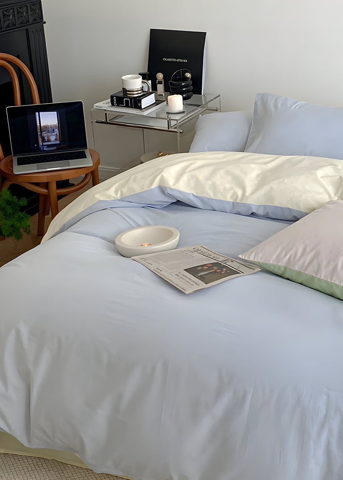 SunriseDream Set - Mjuk Duo Färgad Sängset