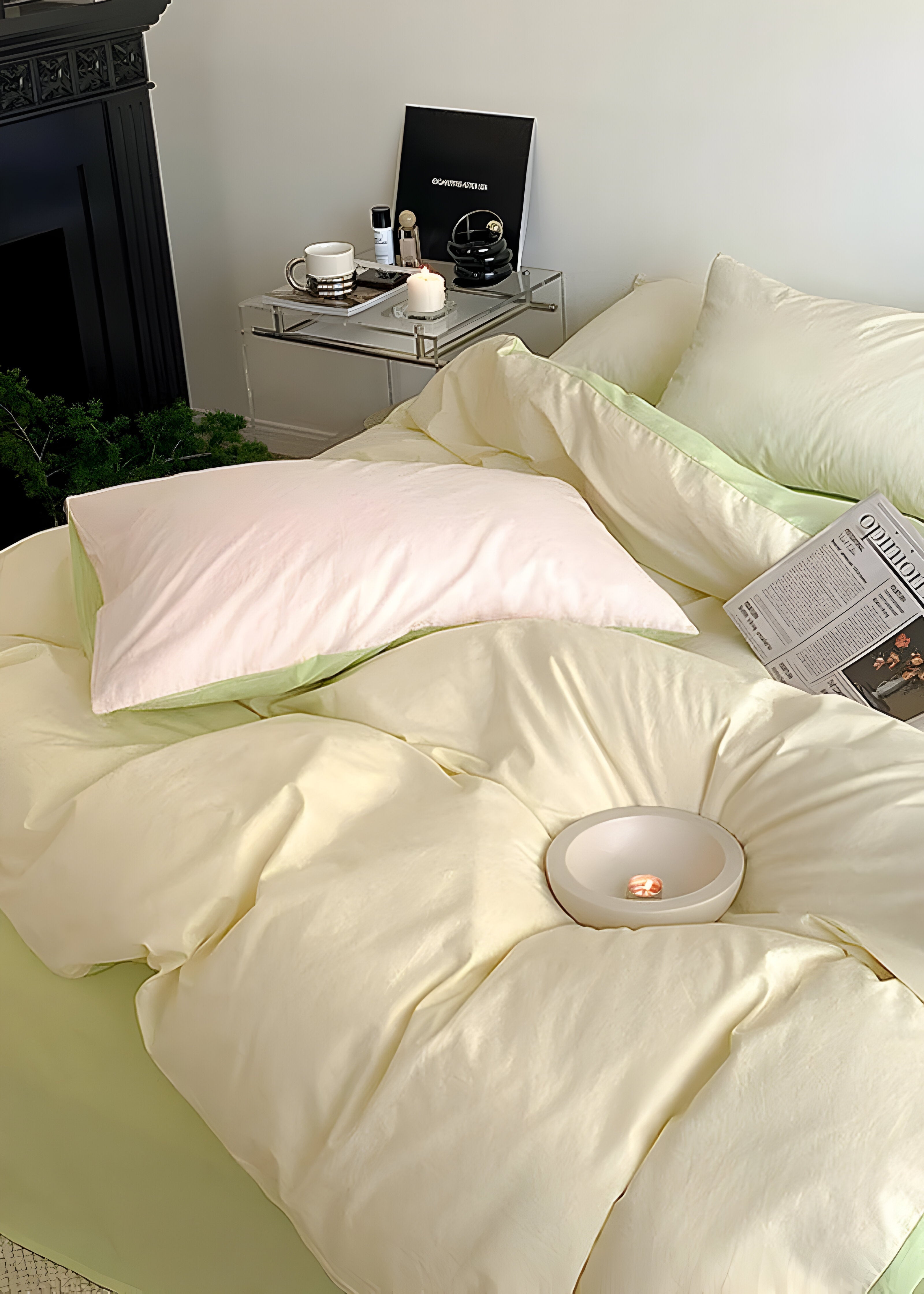 SunriseDream Set - Mjuk Duo Färgad Sängset