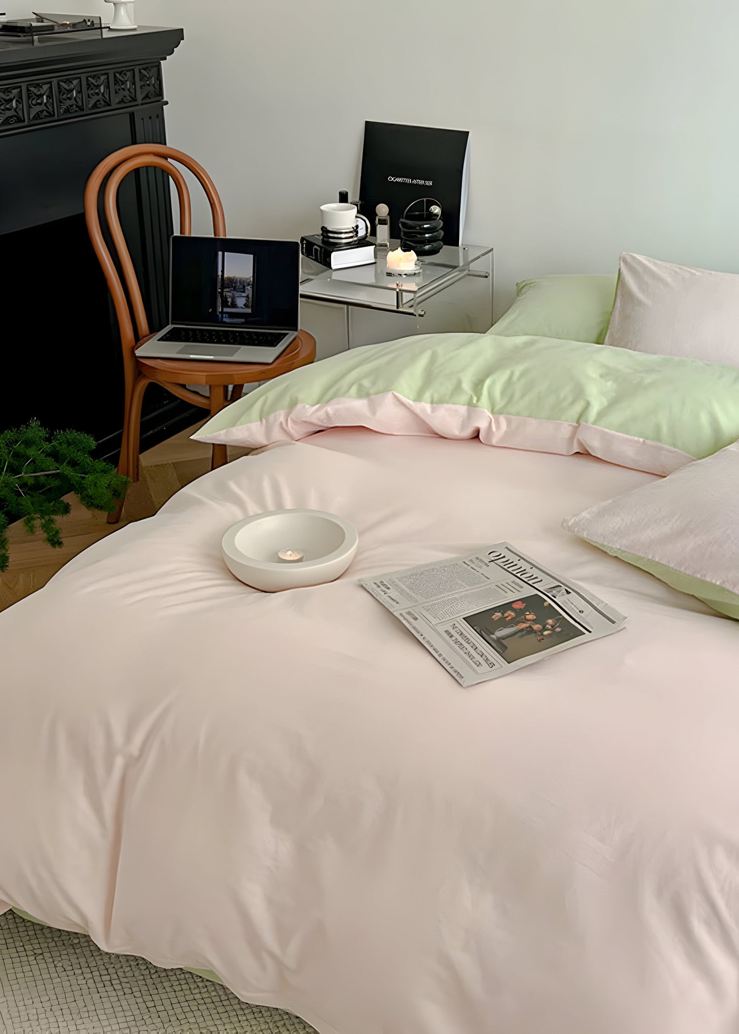 SunriseDream Set - Mjuk Duo Färgad Sängset