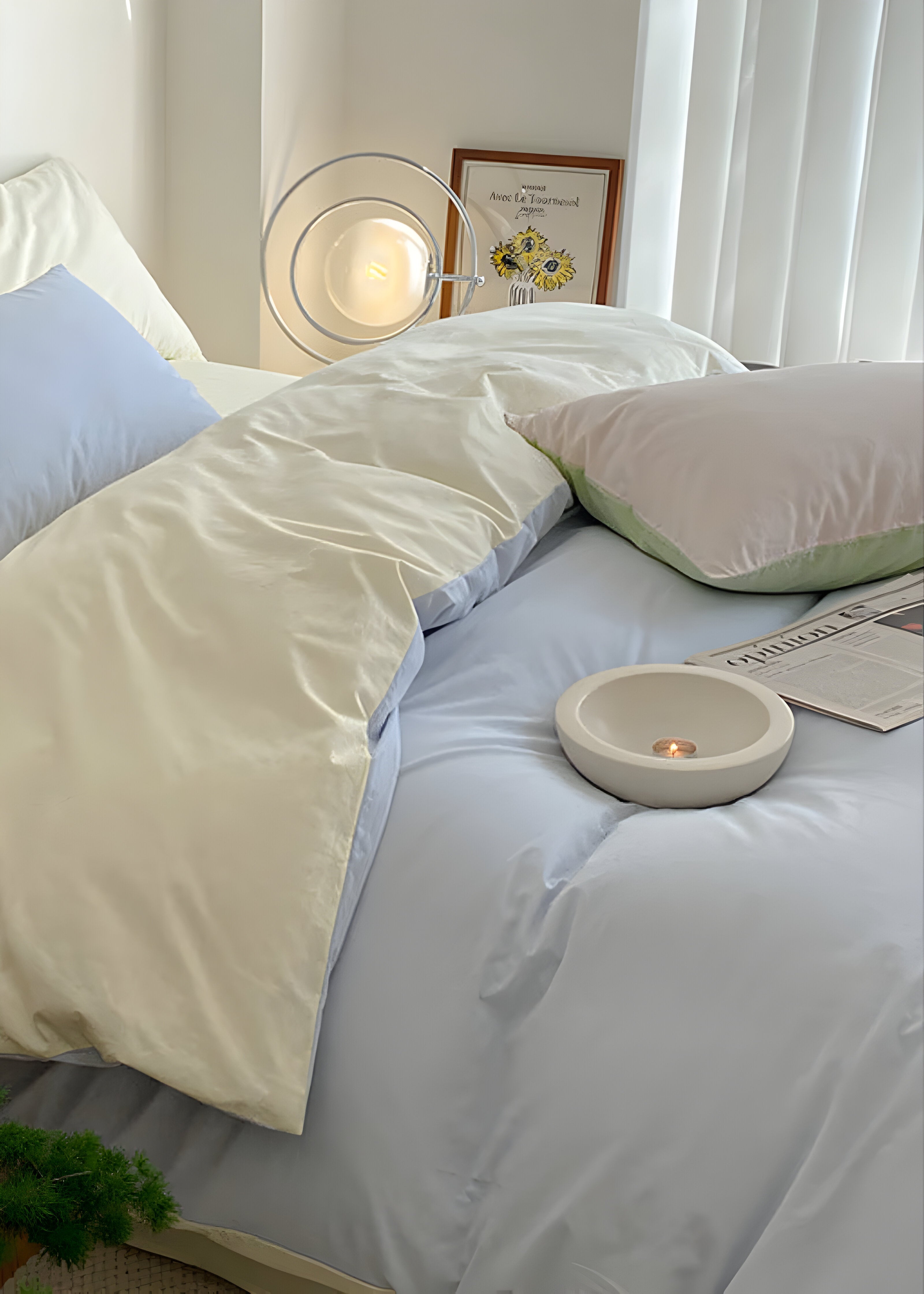 SunriseDream Set - Mjuk Duo Färgad Sängset