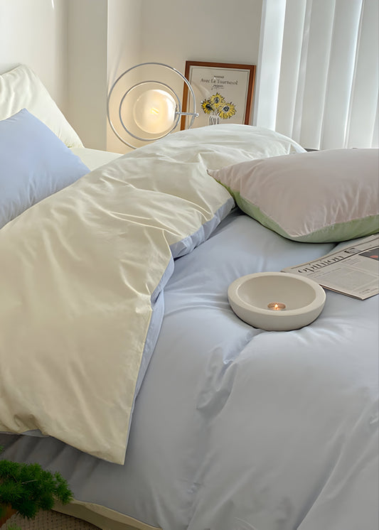 SunriseDream Set - Mjuk Duo Färgad Sängset