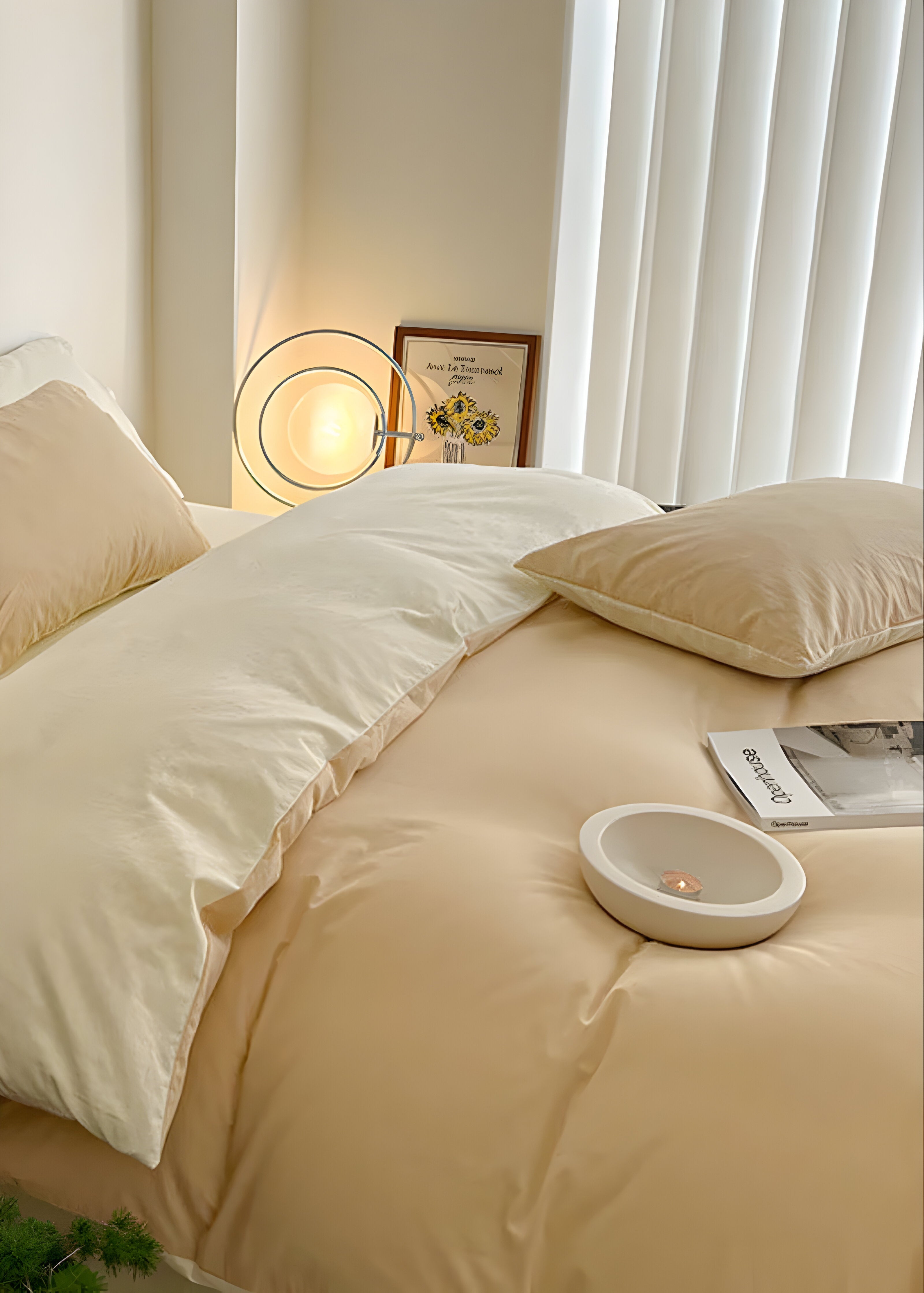 SunriseDream Set - Mjuk Duo Färgad Sängset