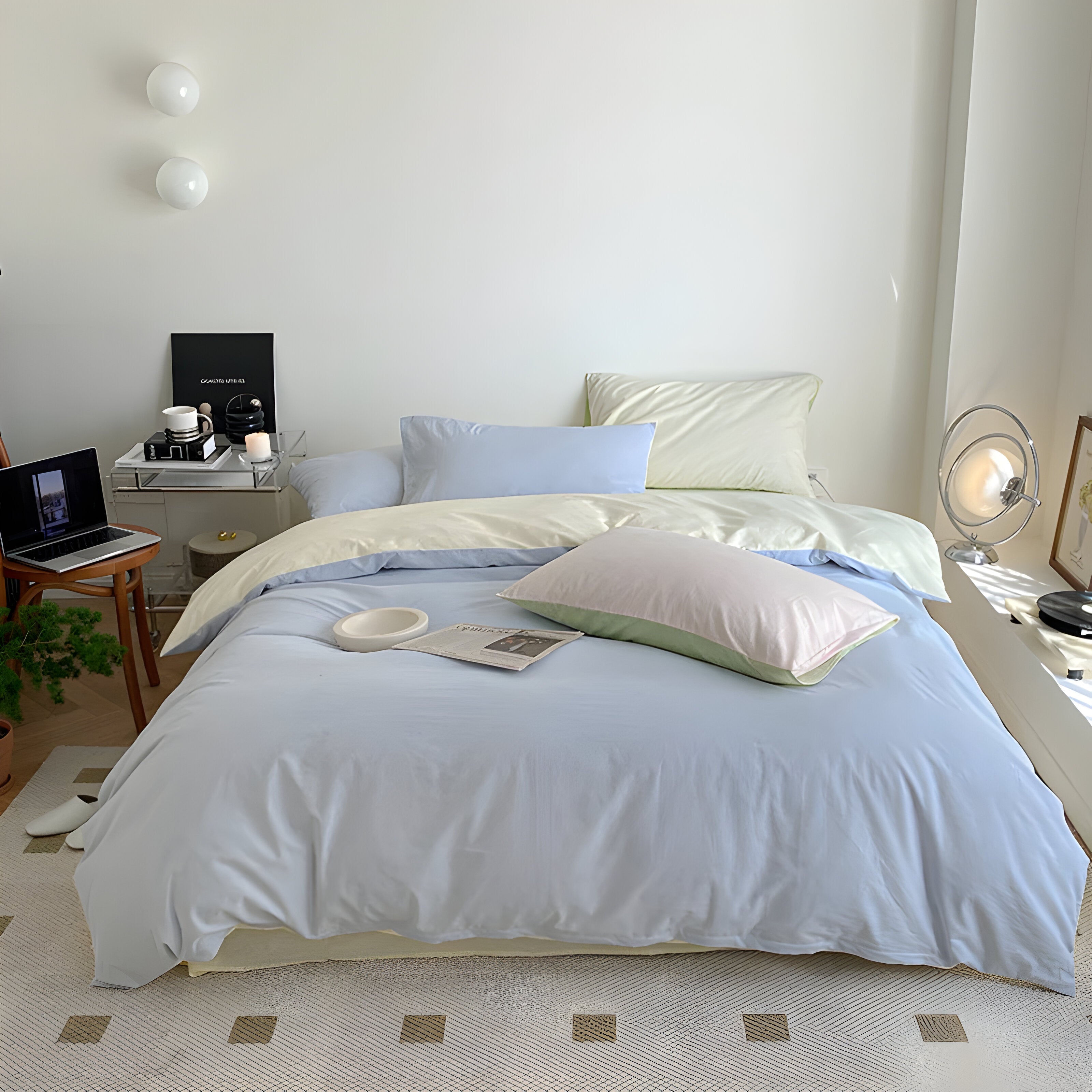 SunriseDream Set - Mjuk Duo Färgad Sängset