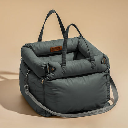 PAWLUXURY – Premium hundsäte för bilen med säkerhetsbälte &amp; elegant design