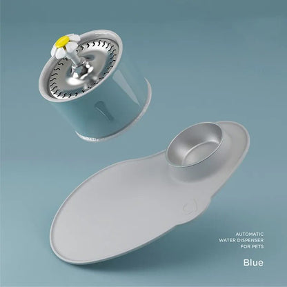 PAWOASIS – Automatisk vattenskål för husdjur med filtersystem