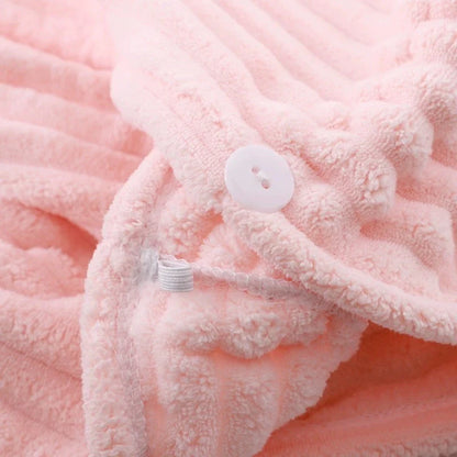 Praktiskt hårtorkhandduk