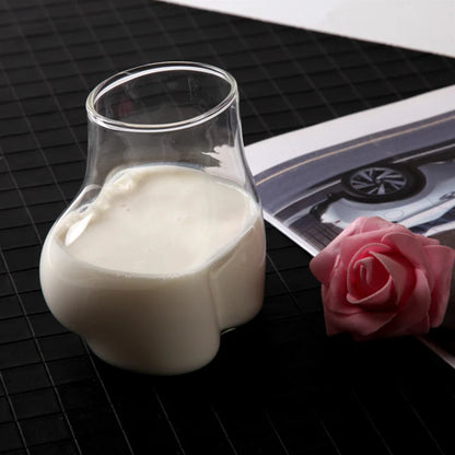 Elegenates Glas Med Kvinnliga Rundningar