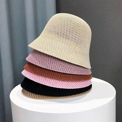 Marlene Straw Hat - Elegant Retro Strand Straw Hat för kvinnor