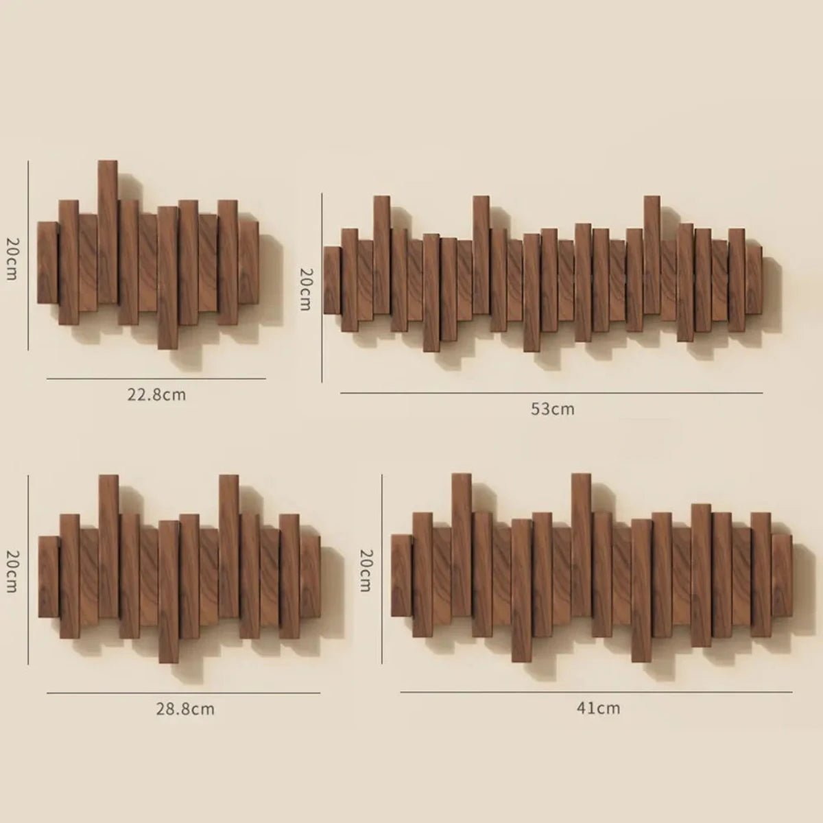Piano Väggkrok - Fällbar Massivträ-Klädhängare i minimalistisk Pianoklav-design