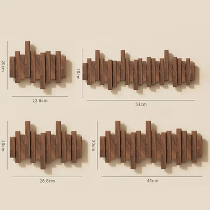 Piano Väggkrok - Fällbar Massivträ-Klädhängare i minimalistisk Pianoklav-design