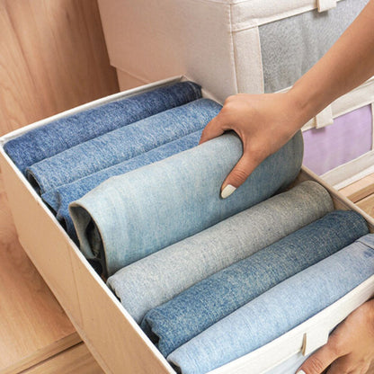 Fällbar garderobsorganisationshjälp låda