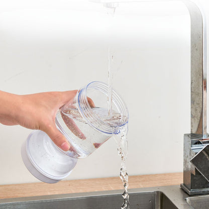 Praktiskt inläggsglas med vattensil