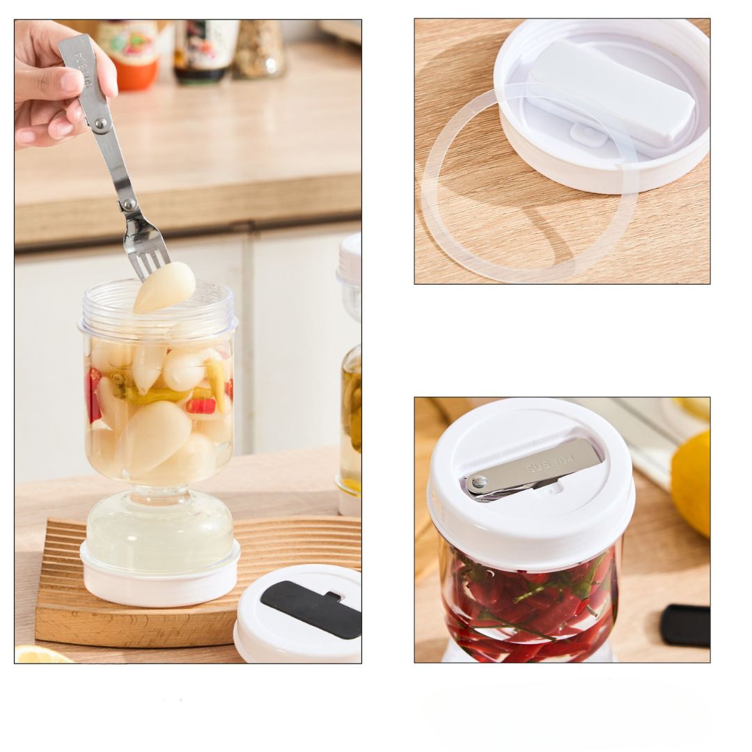 Praktiskt inläggsglas med vattensil