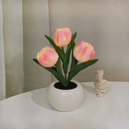 LED Bordslampa Blomkruka Lampa Dekor