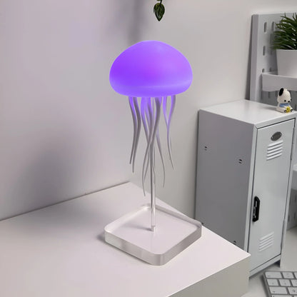 JellyBeat Aura | Färgskiftande LED-manetlampa med röreleffekt för stämningsfull belysning