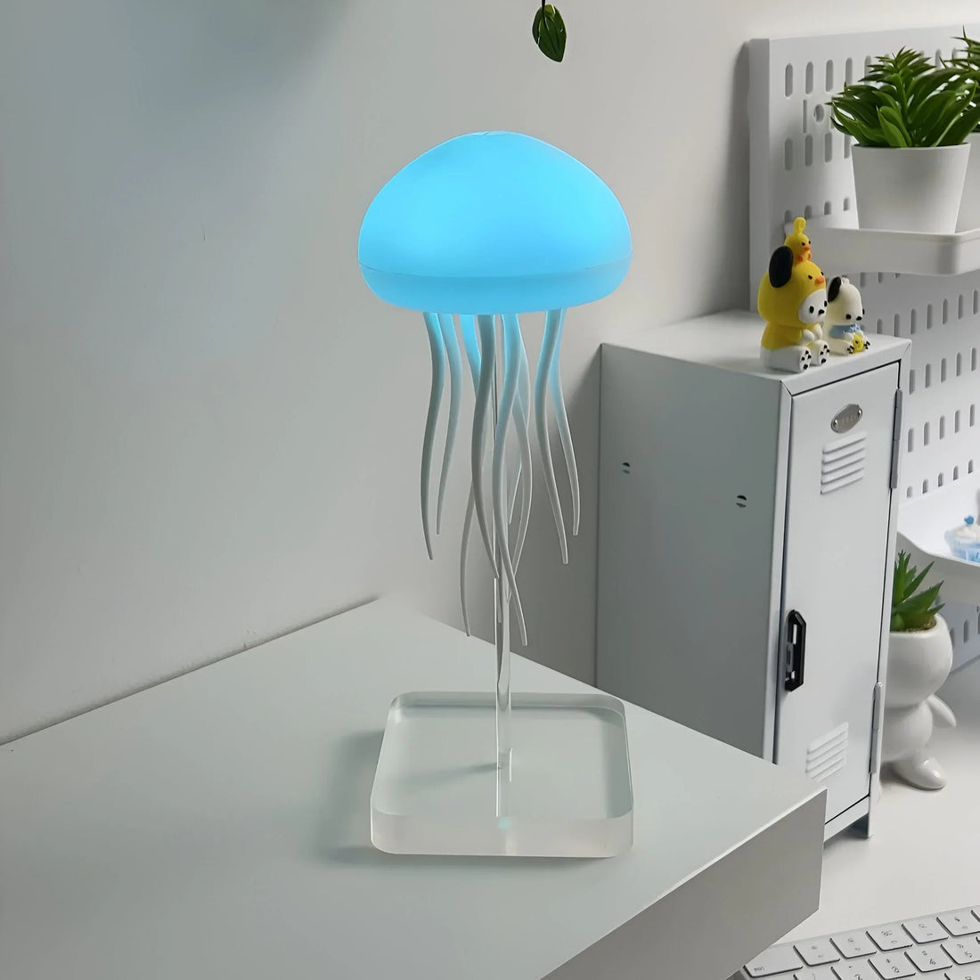 JellyBeat Aura | Färgskiftande LED-manetlampa med röreleffekt för stämningsfull belysning