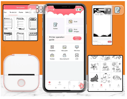 PIXELPRINT – Mini-handtryckare med bläckfri termoteknik