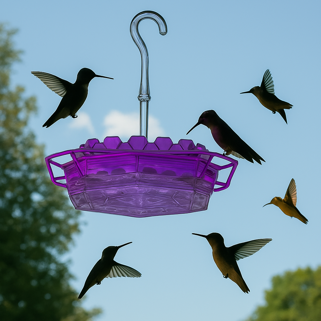 Kolibri Matare Röd Plast Hängande Fågelmatare